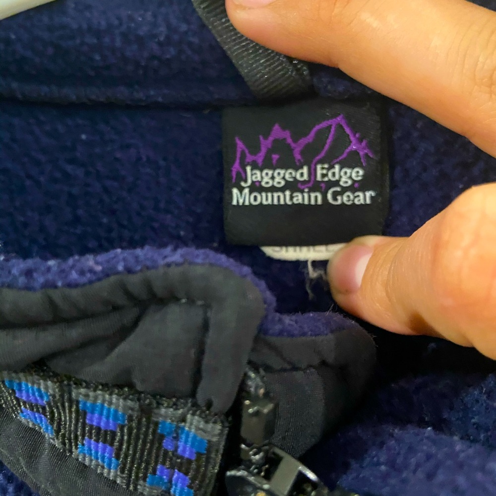 Vintage Jagged Edge Mountain Gear Fleece vest